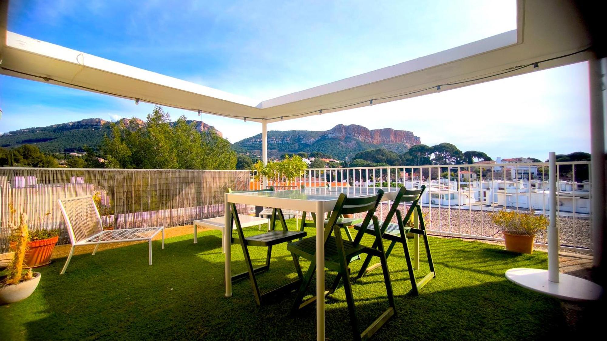 Sunset Garden - Roof Top 45 M2 Vue Mer / Cap Canaille Cassis Exterior foto